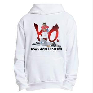 Down Goes Anderson Funny Baseball Meme Urban Pullover Hoodie