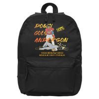 Down Goes Anderson Funny Baseball Meme 16 in Basic Backpack