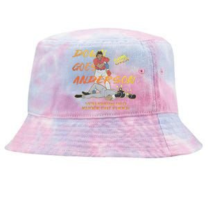 Down Goes Anderson Funny Baseball Meme Tie-Dyed Bucket Hat