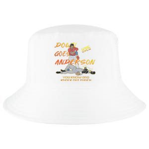 Down Goes Anderson Funny Baseball Meme Cool Comfort Performance Bucket Hat