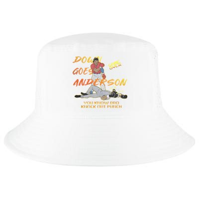 Down Goes Anderson Funny Baseball Meme Cool Comfort Performance Bucket Hat