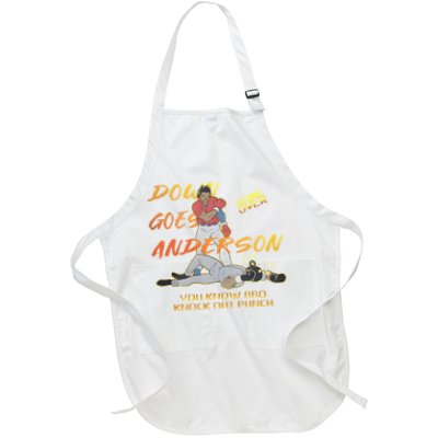 Down Goes Anderson Funny Baseball Meme Apron