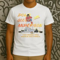 Down Goes Anderson Funny Baseball Meme T-Shirt