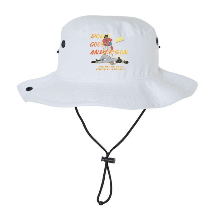 Down Goes Anderson Funny Baseball Meme Bucket Hat