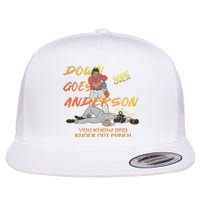 Down Goes Anderson Funny Baseball Meme Flat Bill Trucker Hat