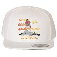 Down Goes Anderson Funny Baseball Meme Wool Snapback Cap