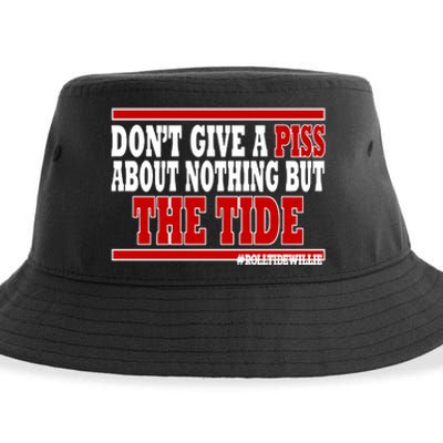 DonT Give A Piss About Nothing But The Tide Sustainable Bucket Hat