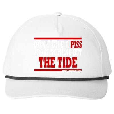 DonT Give A Piss About Nothing But The Tide Snapback Five-Panel Rope Hat