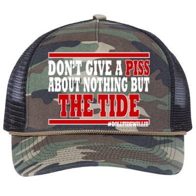 DonT Give A Piss About Nothing But The Tide Retro Rope Trucker Hat Cap