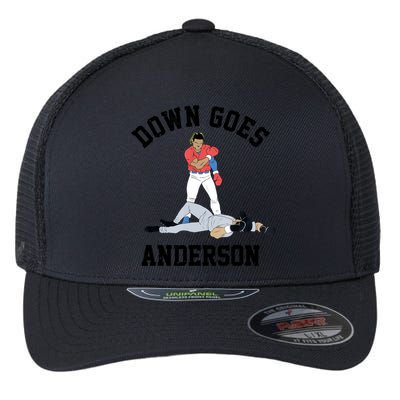 Down Goes Anderson Flexfit Unipanel Trucker Cap