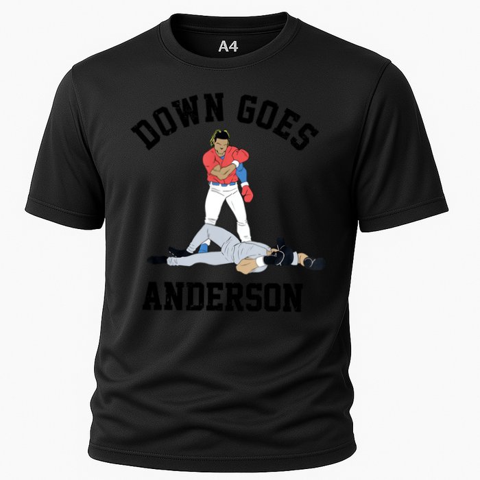 Down Goes Anderson Cooling Performance Crew T-Shirt