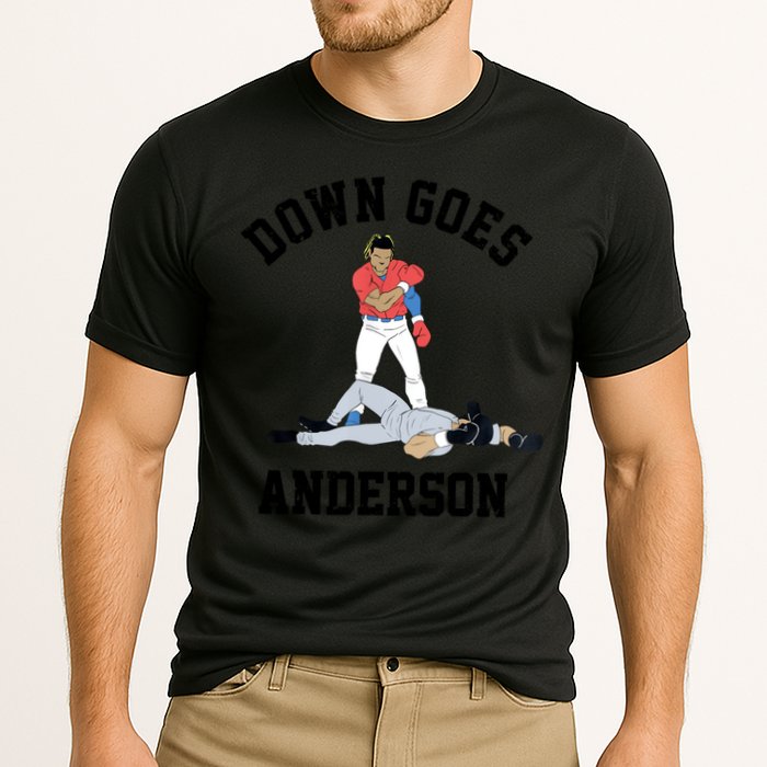 Down Goes Anderson Cooling Performance Crew T-Shirt