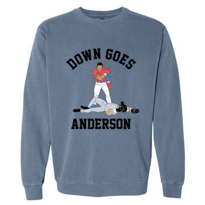 Down Goes Anderson Garment-Dyed Sweatshirt