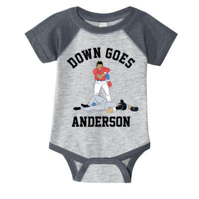 Down Goes Anderson Infant Baby Jersey Bodysuit