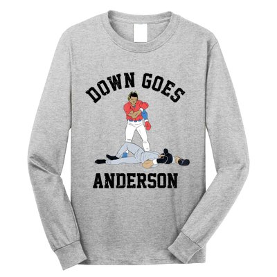 Down Goes Anderson Long Sleeve Shirt