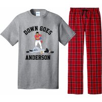 Down Goes Anderson Pajama Set