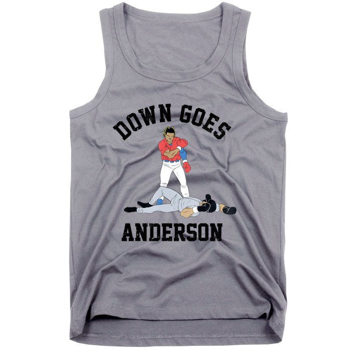 Down Goes Anderson Tank Top