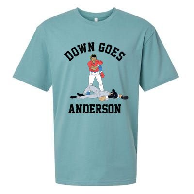 Down Goes Anderson Sueded Cloud Jersey T-Shirt