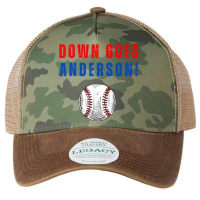 Down Goes Anderson Legacy Tie Dye Trucker Hat