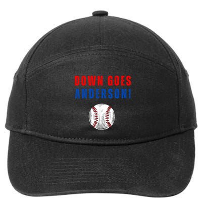 Down Goes Anderson 7-Panel Snapback Hat