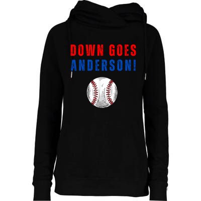 Down Goes Anderson Womens Funnel Neck Pullover Hood