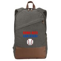 Down Goes Anderson Cotton Canvas Backpack
