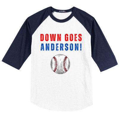 Down Goes Anderson Baseball Sleeve Shirt