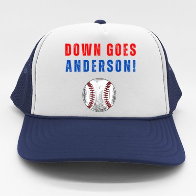 Down Goes Anderson Trucker Hat