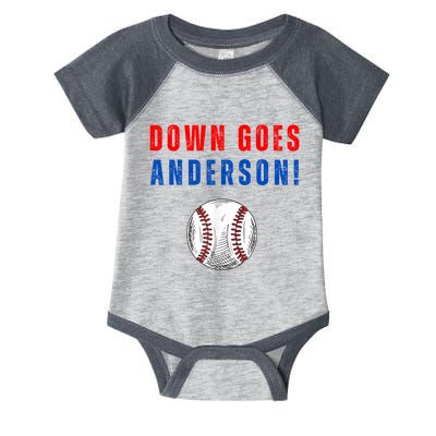 Down Goes Anderson Infant Baby Jersey Bodysuit