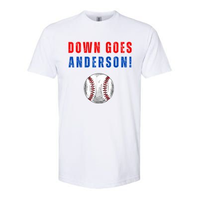 Down Goes Anderson Softstyle CVC T-Shirt