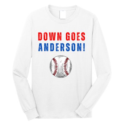 Down Goes Anderson Long Sleeve Shirt