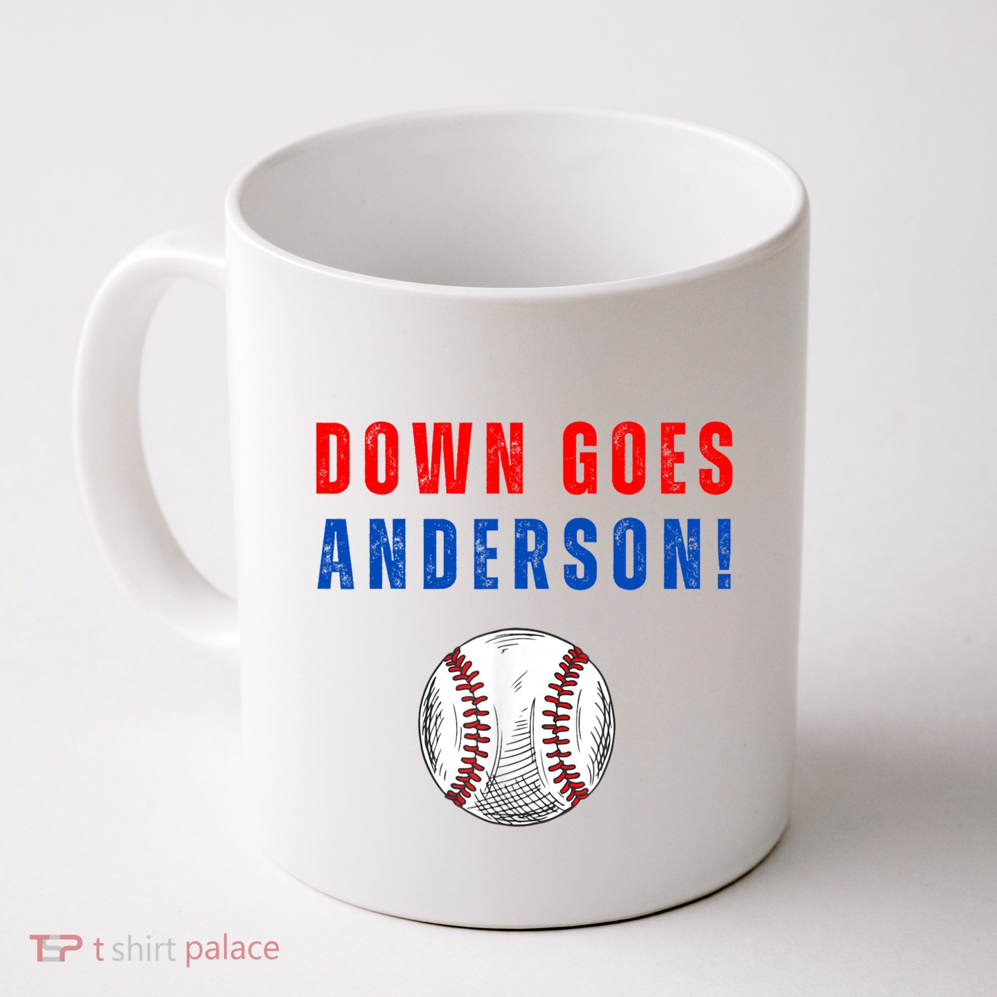 Down Goes Anderson Mug
