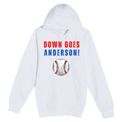 Down Goes Anderson Premium Pullover Hoodie