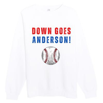 Down Goes Anderson Premium Crewneck Sweatshirt