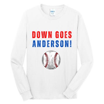 Down Goes Anderson Tall Long Sleeve T-Shirt
