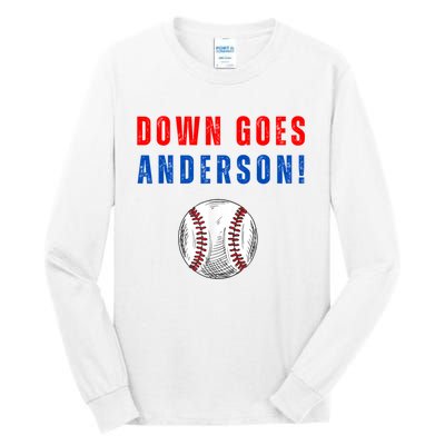 Down Goes Anderson Tall Long Sleeve T-Shirt