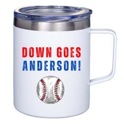 Down Goes Anderson 12oz Stainless Steel Coffee Mug