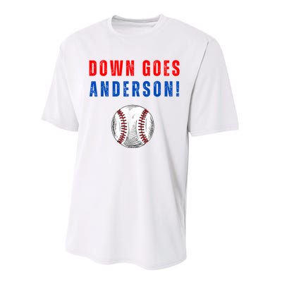 Down Goes Anderson Performance Sprint T-Shirt