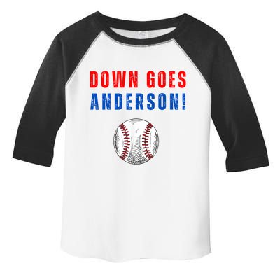 Down Goes Anderson Toddler Fine Jersey T-Shirt