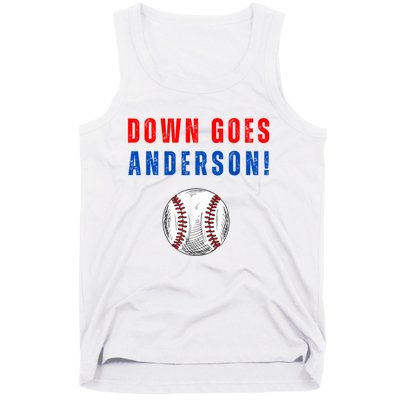 Down Goes Anderson Tank Top