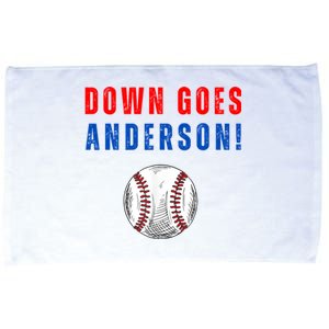 Down Goes Anderson Microfiber Hand Towel