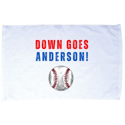 Down Goes Anderson Microfiber Hand Towel
