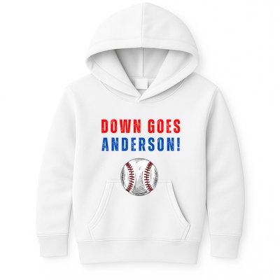Down Goes Anderson Kids Hoodie