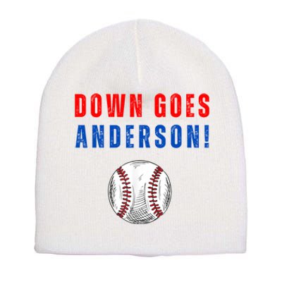 Down Goes Anderson Short Acrylic Beanie