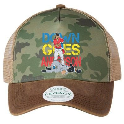 Down Goes Anderson Legacy Tie Dye Trucker Hat