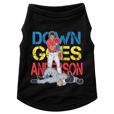 Down Goes Anderson Doggie Tank