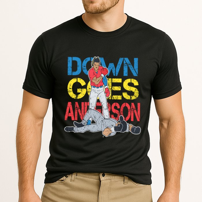 Down Goes Anderson Cooling Performance Crew T-Shirt