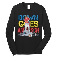 Down Goes Anderson Long Sleeve Shirt