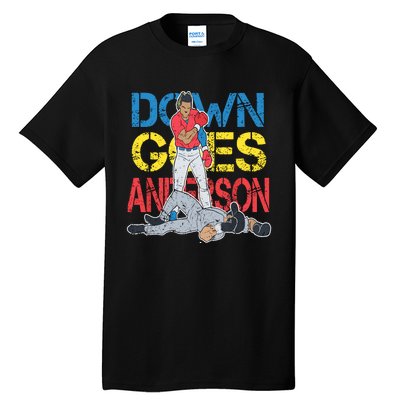 Down Goes Anderson Tall T-Shirt