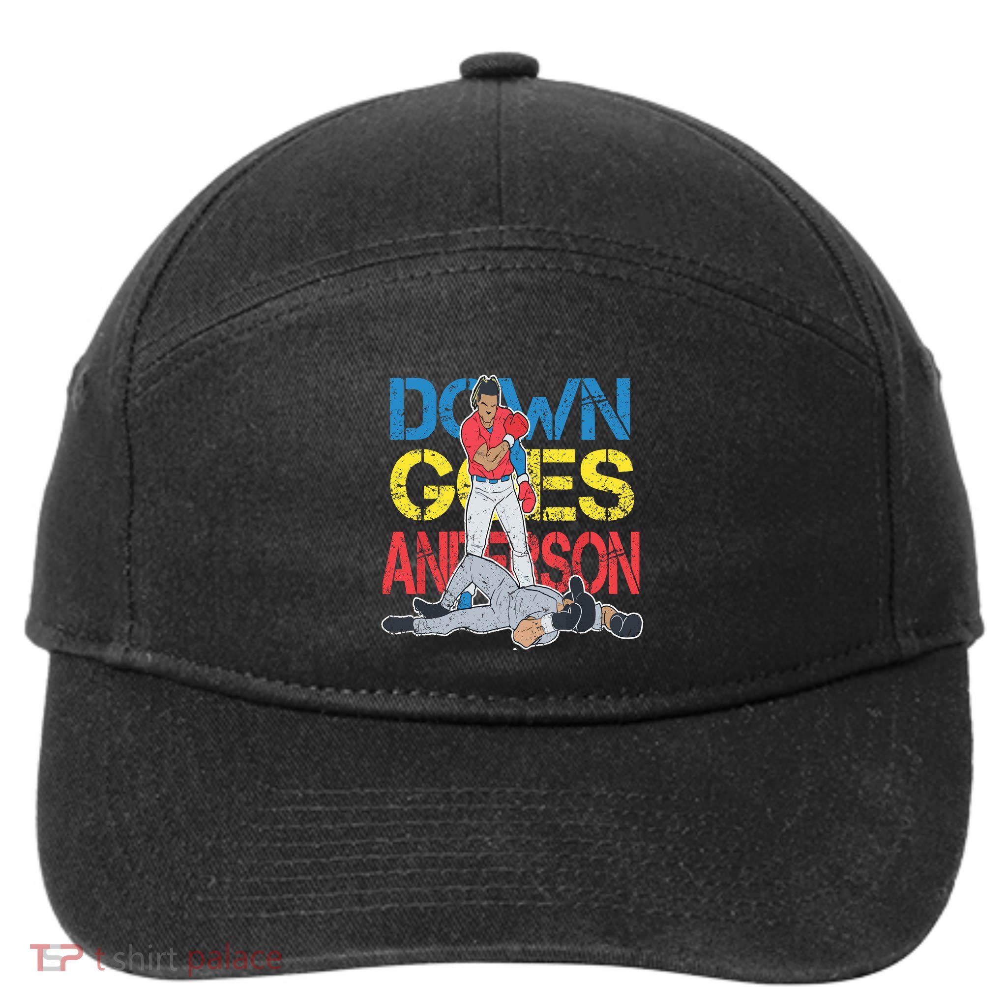 Down Goes Anderson 7-Panel Snapback Hat
